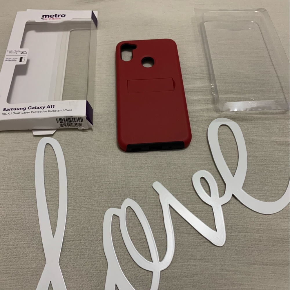 Samsung Galaxy A11 KICK | Dual-Layer Protective Kickstand Case Metro by T-Mobile